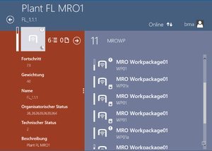 MRO Child List UI (WinX)