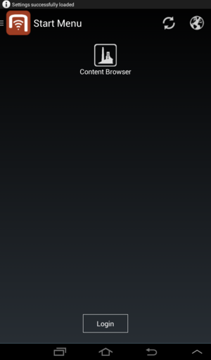 Login dialog