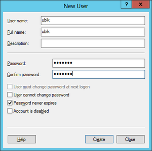 02 Local IIS-user