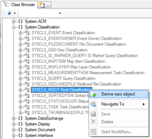 Create new classification