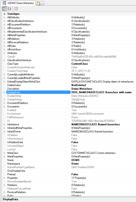 DisplaydataCustomClass