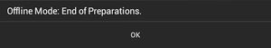 End of Offline Preparation
